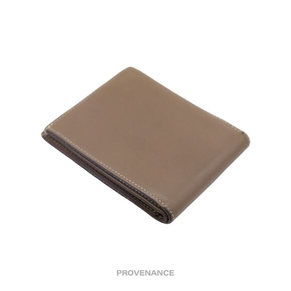 🔴 Hermès Citizen Twill Compact Wallet - Etoupe Swift - Picture 4 of 8